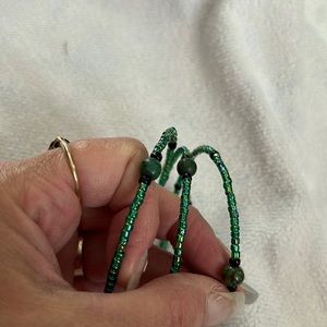Authentic green turquoise braclet